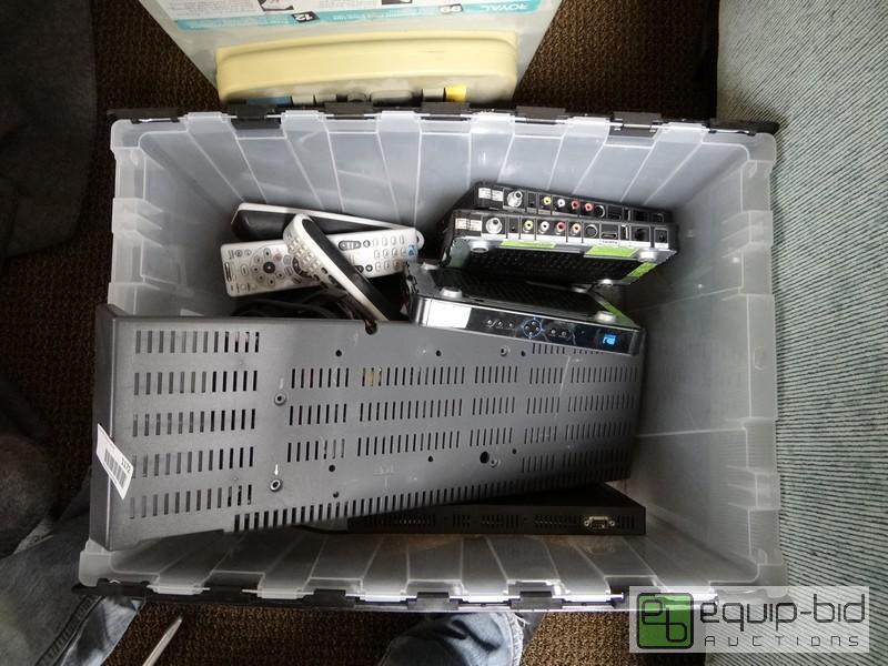 lot 1172 image: Box Of Direct TV Boxes And Connecters  Includ...