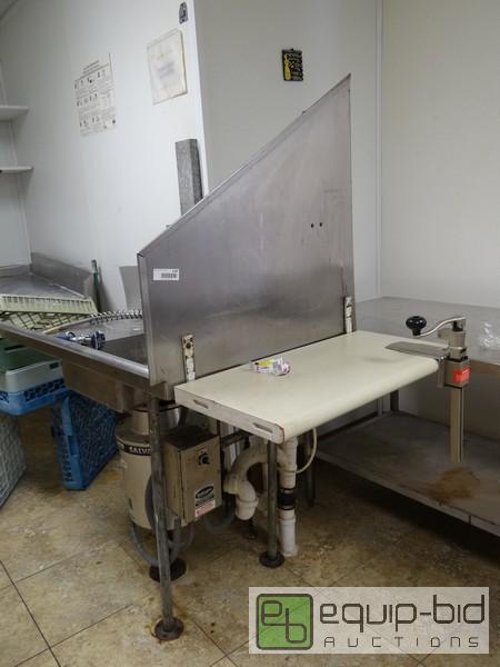 lot 1184 image: Stainless Steel Right Side Dishwasher Dirty T...