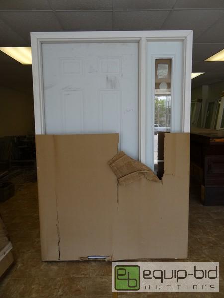 lot 1212 image: New Exterior Door In Frame 53x82 &nbsp...