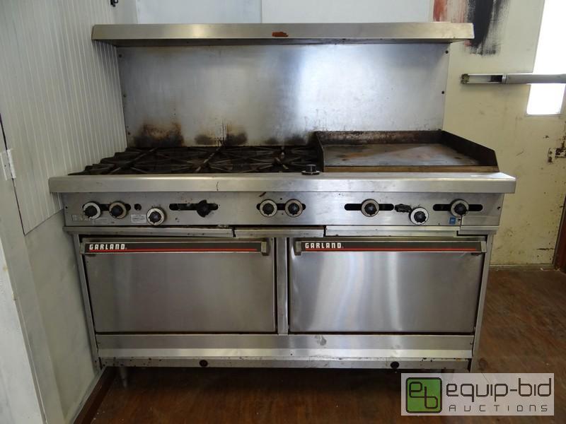 lot 1224 image: Garland 6 Burner 24 Inch Grill  Natural Gas  ...