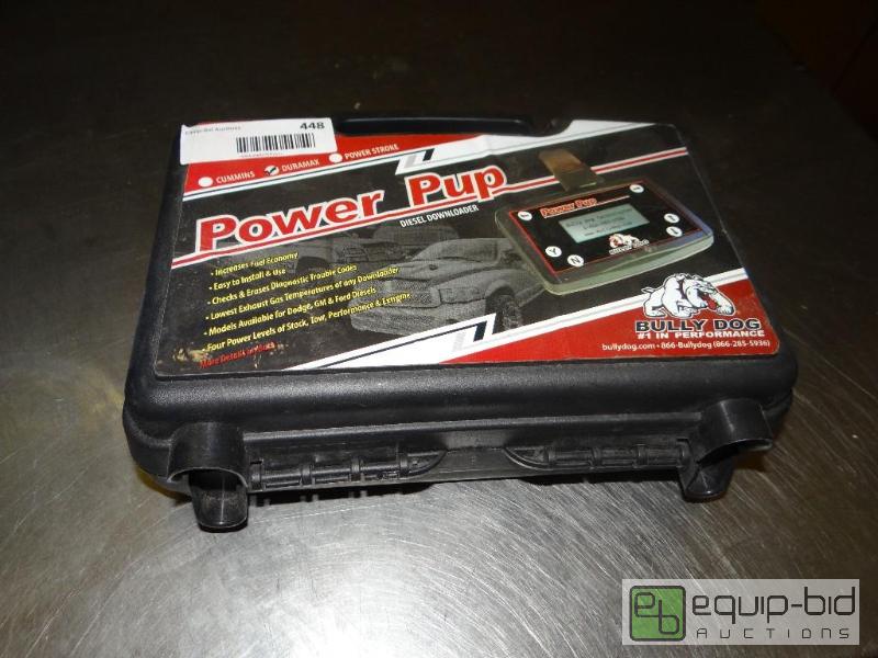 lot 448 image: Power Pup diesel downloader.  This appears to...