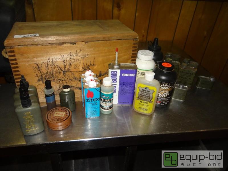 lot 451 image: American Wildlife wood box with handles.  Thi...