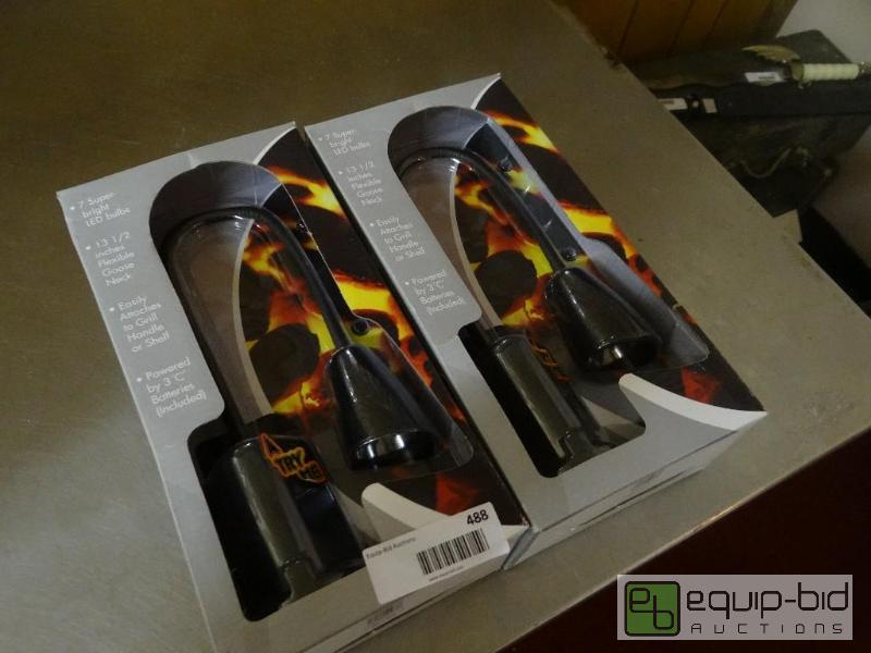 lot 488 image: Lot of 2 new in box LED grill lights....