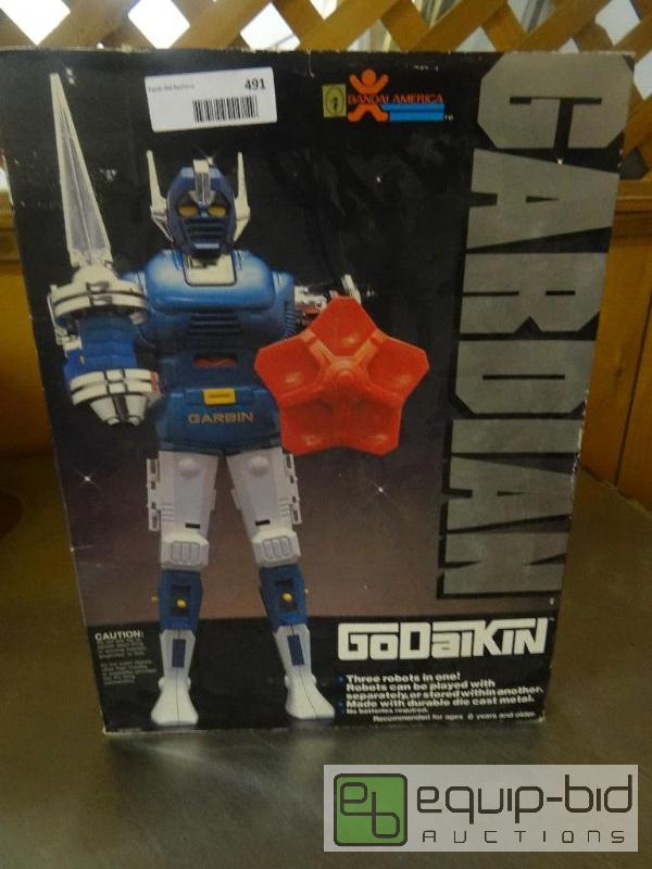 lot 491 image: Gardian&nbspGodaikin&nbsprobot in box. &nbs...