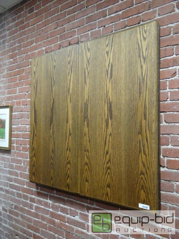 lot 511 image: Wooden white boardBulletin&nbspboard wall c...