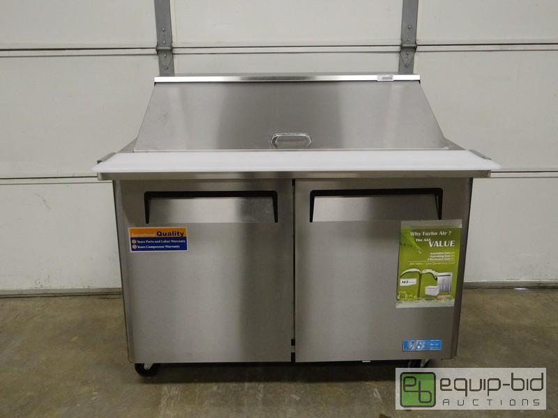 lot 1022 image: Stainless Steel M3 Turbo Air Mega Top Refrige...