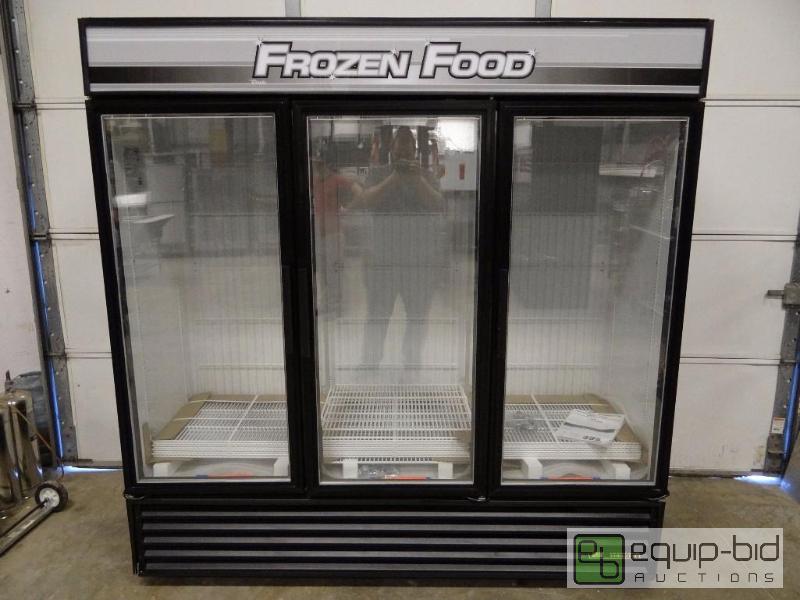 lot 1044 image: Brand New True Glass Door Freezer ModelGDM-7...