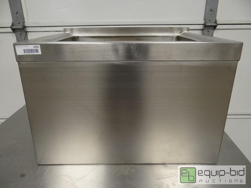 lot 1055 image: New Stainless Steel Mop Sink ModelBKMS-1620-...