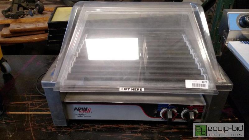 lot 1172 image: APV Wyott Hotdog Roller Tru-Heat Roller Syste...