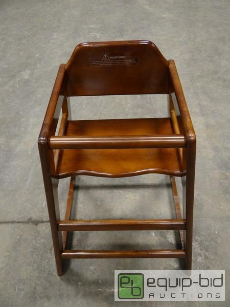 lot 1186 image: Brand New&nbspWalnut High Chair Model WDTHH...