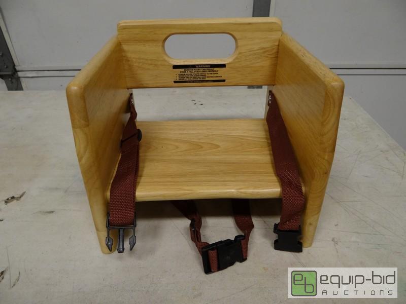 lot 1201 image: Brand New&nbspNatural Wood Stacking Booster ...