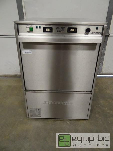 lot 1208 image: Jet-Tech F-18 DP Dish Washer Model F-18 220V...
