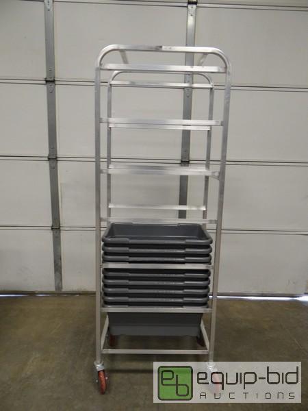 lot 1211 image: 6 Lug Rack ModelAL-L-6 (plastic meat lugs in...
