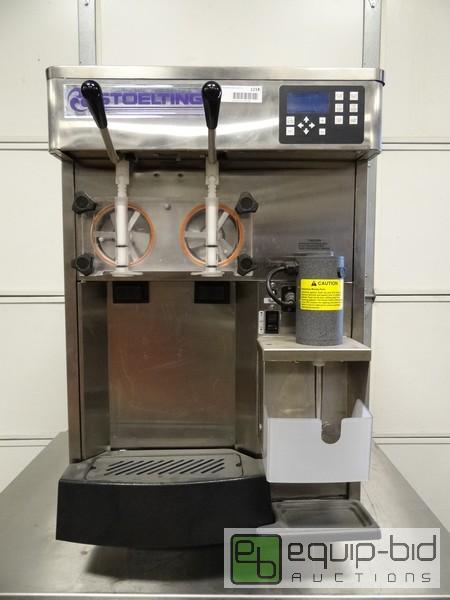 lot 1214 image: Stoeling Two Flavor Counter Top Ice Cream Mac...