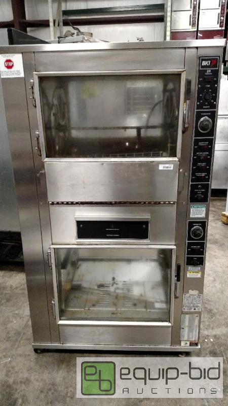 lot 1231 image: BKI Double Stacked Rotisserie and Warmer Mode...