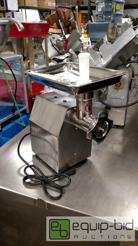 lot 1240 image: Brand New Uniworld 1Hp Meat Grinder  120v  Ne...