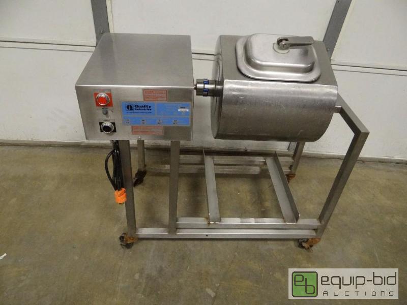 lot 1243 image: Quality Industries Vacuum Meat Marinader Mode...