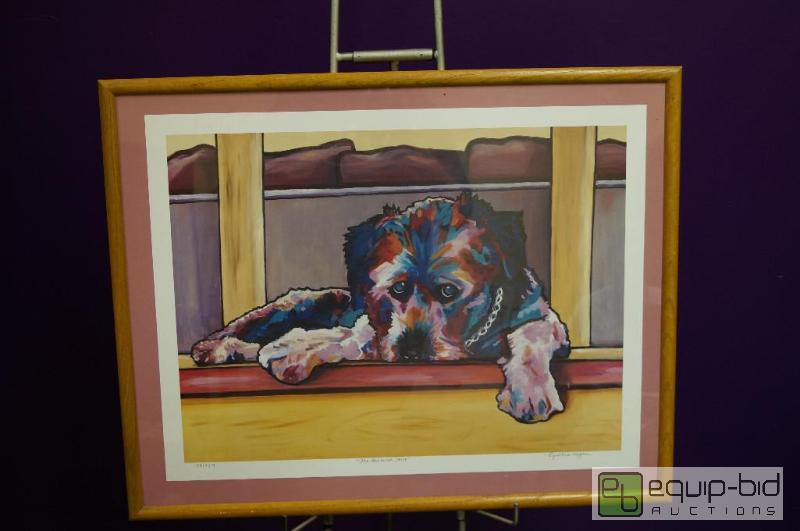 lot 7010 image: Rescued Hero by Cynthia Kagan  hand signed ...