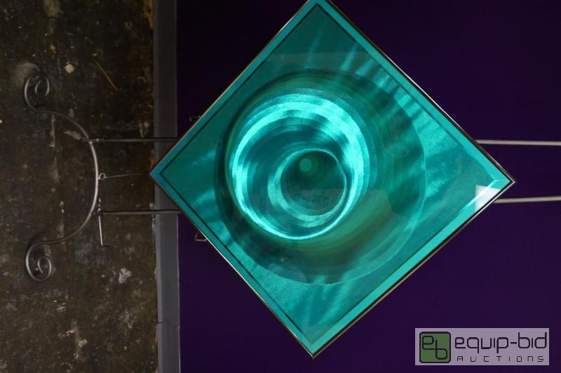 lot 7013 image: Optical Illusion in Mint Green  View Changes...