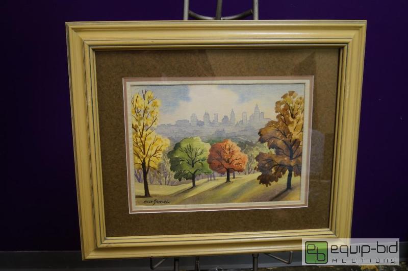 lot 7023 image: Water Color (Appear to be Original)  Kansas ...