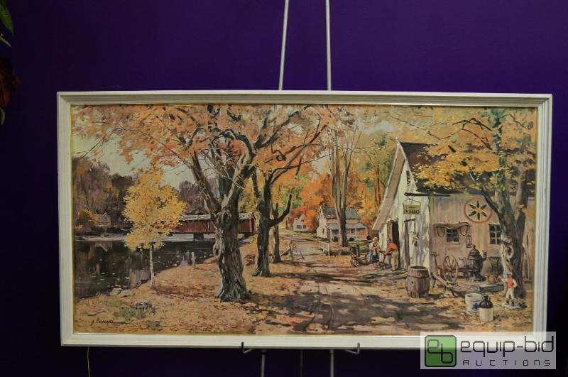 lot 7040 image: G. Cherepov  Old Village Sean wBridge and W...