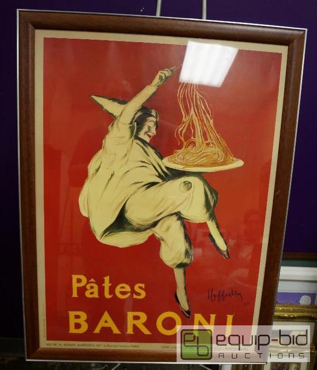 lot 7054 image: Leonetto Cappiello (Pates Baroni - Pasta Ad) ...