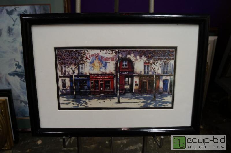 lot 7060 image: Store Front Setting  Appears to be French or...