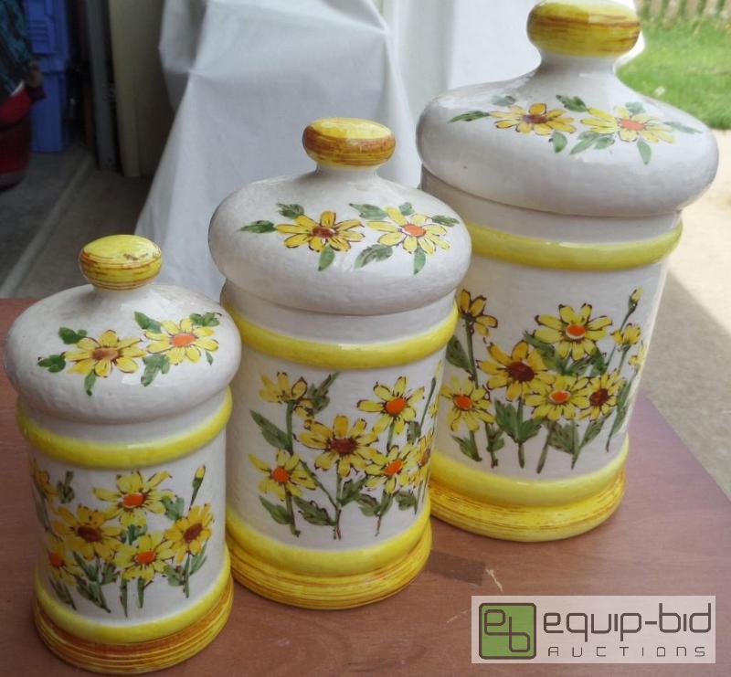 Vintage Set of Sears, Roebuck, & Co 1976 Made in Japan Yellow