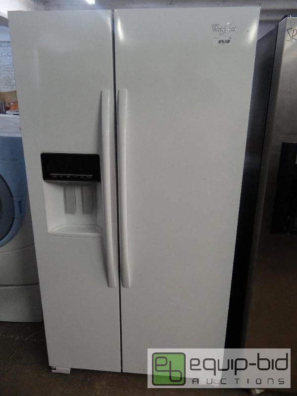 lot 50 image: Whirlpool Side by Side Refrigerator