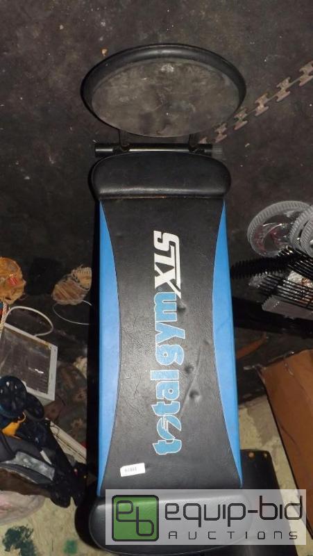lot 870 image: stx total gym...