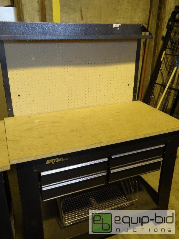 lot 1241 image: Waterloo Worktop Table Bench