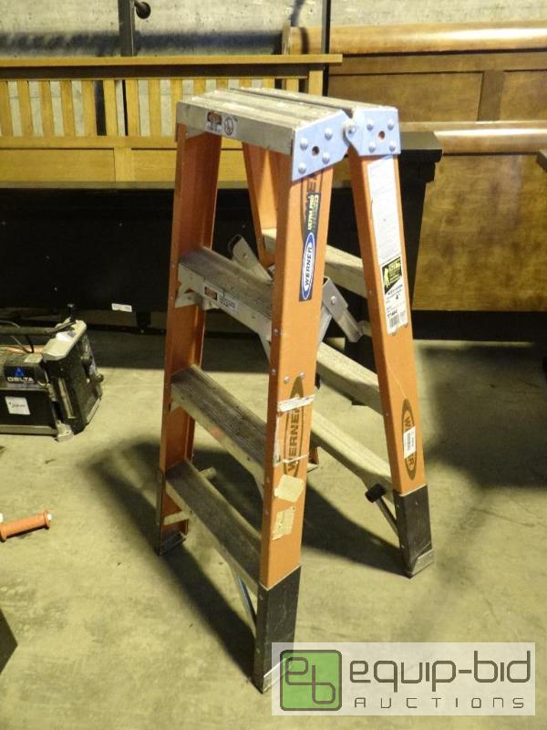 lot 1256 image: Werner Four Foot Ladder
