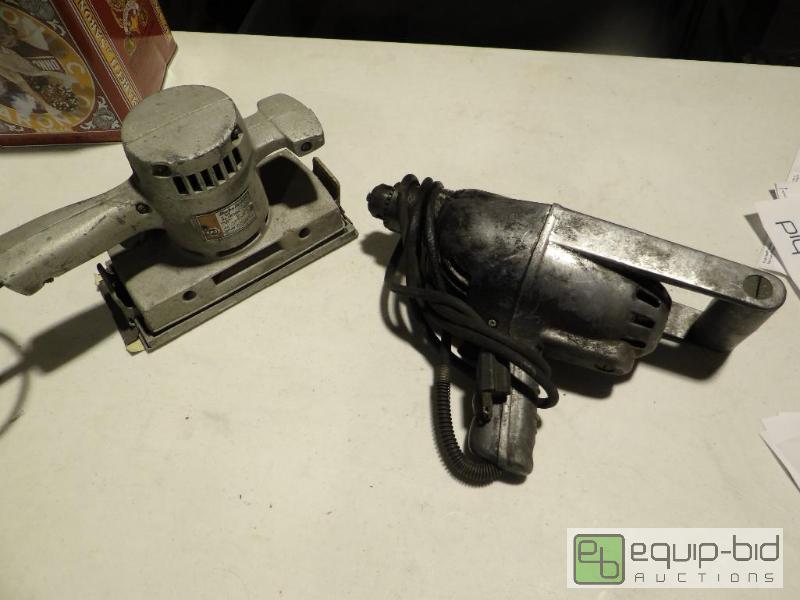 lot 1330 image: Black  and Decker Finish Sander with Heavy Dudy Electric Drill