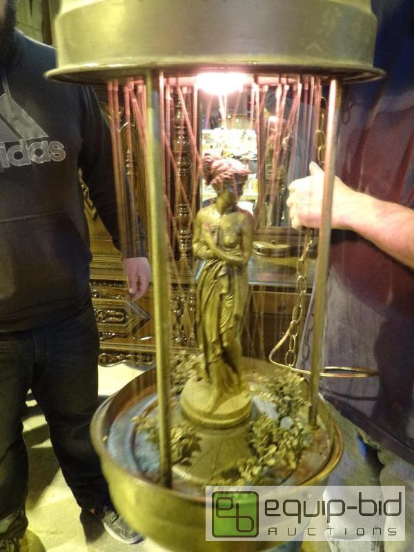 lot 1370 image: Ventage Very Cool Looking Hanging Lamp