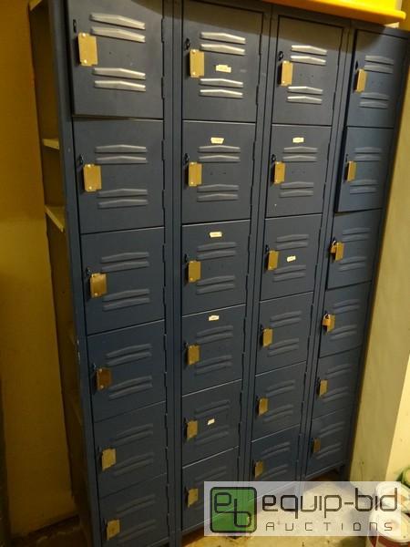 lot 511 image: 24 Section Employee Locker  4ftx6.5FT...
