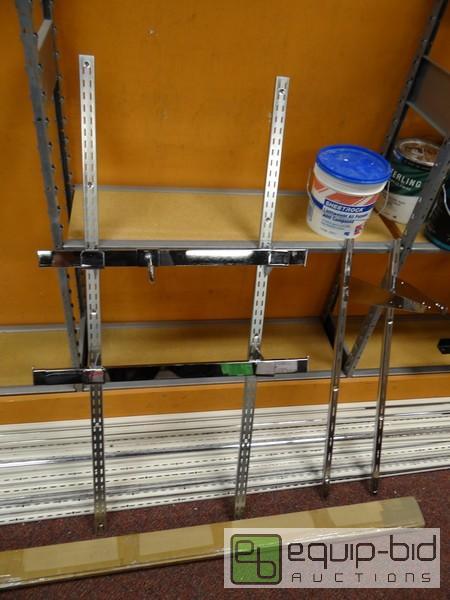 lot 560 image: Large Lot Of Wall Merchandiser Shelving...