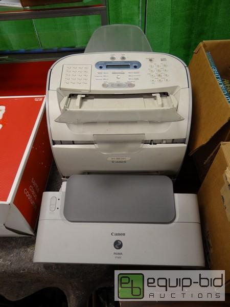 lot 573 image: Canon Fax Phone Printer L170 And Canon Printe...