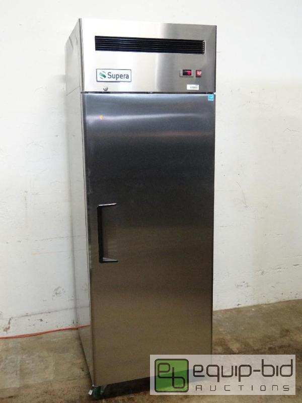 lot 1006 image: Supera Single Door Stainless Steel Freezer