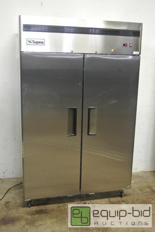 lot 1014 image: Supera (R2R-1) - 52 Solid Door Reach-In Refrigerator