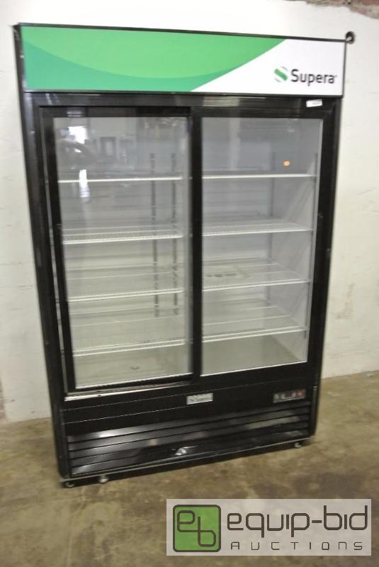 lot 1025 image: Supera (G2M-SD-47-B-1) - 54 Glass Two-Door Merchandiser