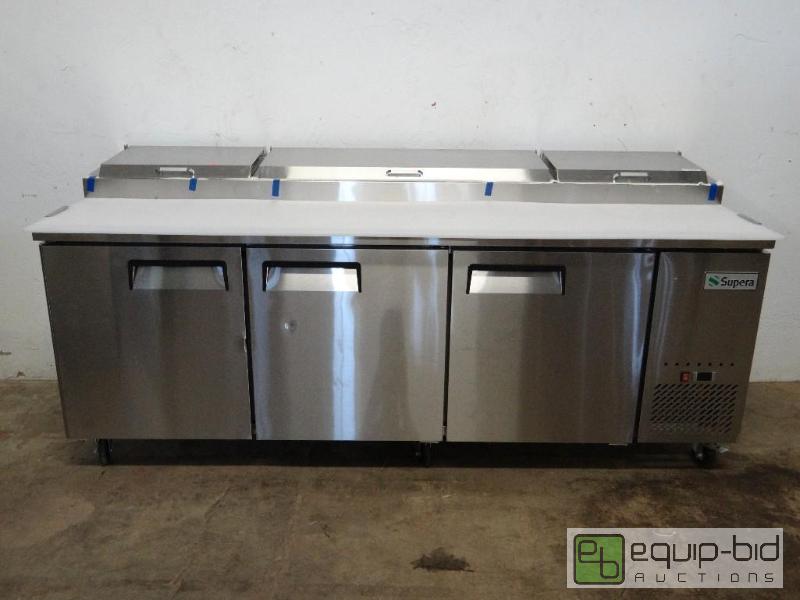 lot 1044 image: Supera Refrigerated Pizza Prep Table