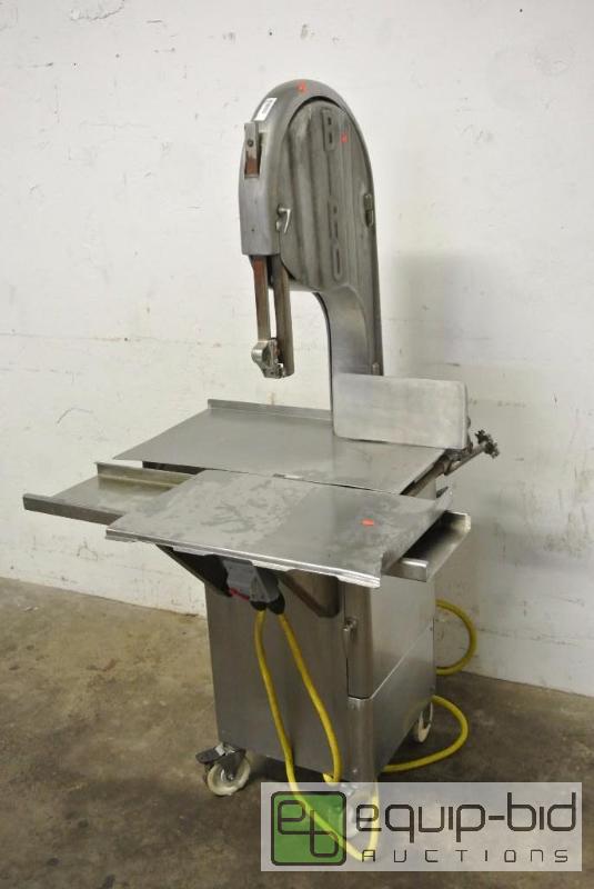 lot 1086 image: Biro Meat Cutting 15 Band Saw on Casters