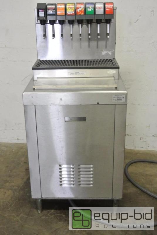 lot 1090 image: Cornelius 8 Head Soda Dispenser and Ice Well