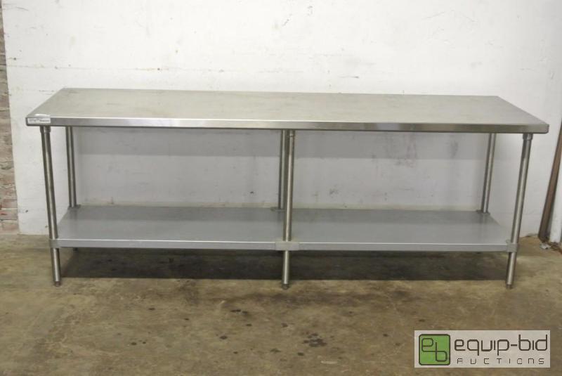 lot 1096 image: Stainless Steel Table with Under Shelf