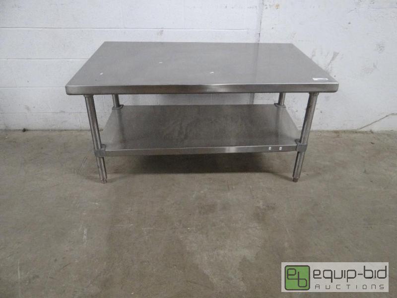 lot 1175 image: Stainless Equipment Stand with Under Shelf