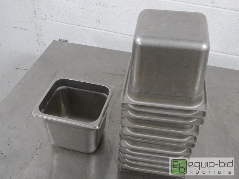 lot 1226 image: (12) Sixth Size 6in Deep Pans