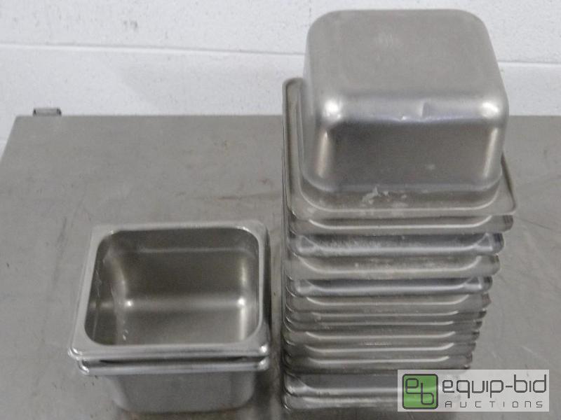 lot 1227 image: (16) Sixth Size 4in Deep Pans