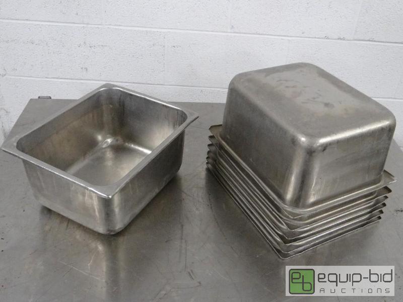 lot 1232 image: (7) Half Size 6in Deep Pans