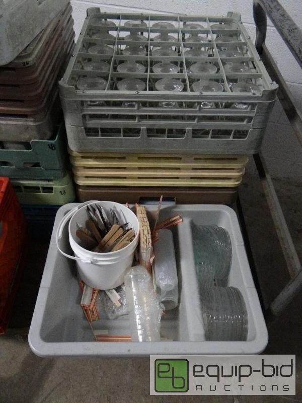lot 1275 image: Large Lot of Stemware and Other Misc Items