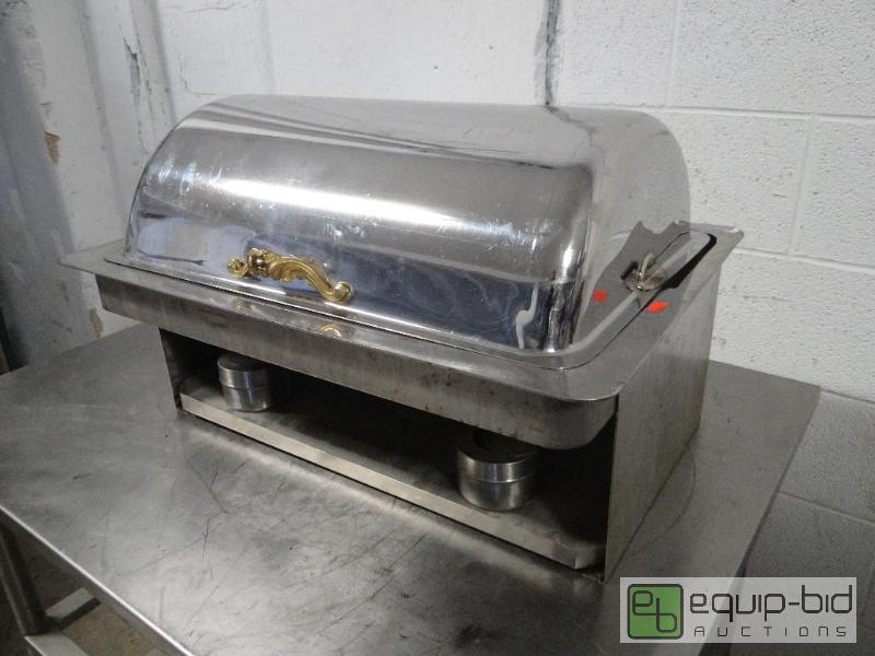 lot 1277 image: Polished Stainless Chafing Dish